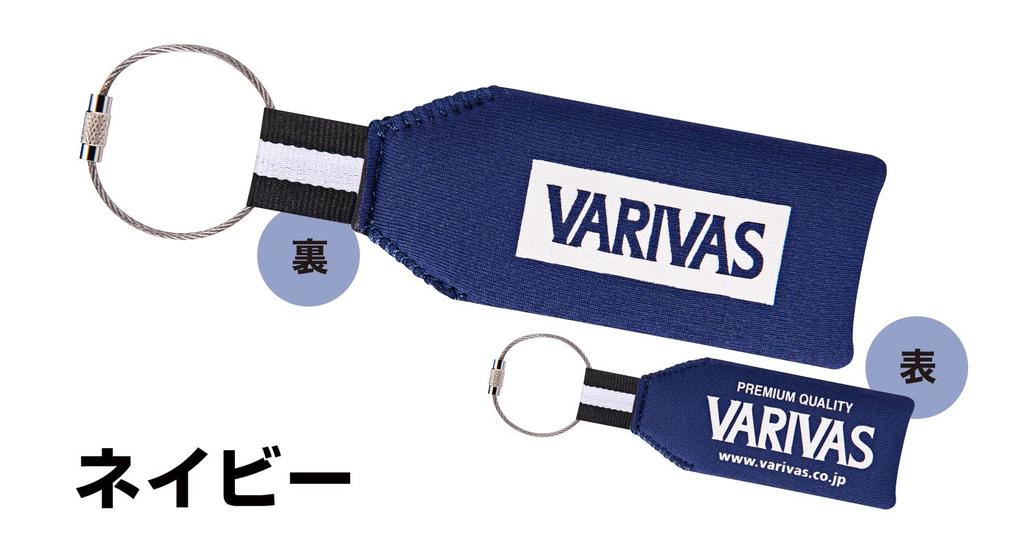 VARIVAS Key Box Logo X 4cm X Float, Ver., Navy, VAAC-62, 11.5cm 1.5cm