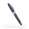 Visconti VISCONTI Fountain Pen In Indigo Blue Stainless Large A10 Fine F Luxury Writing Instrument "Starry Night" (KP12-04-FPC) Steel, Nib, Nib,