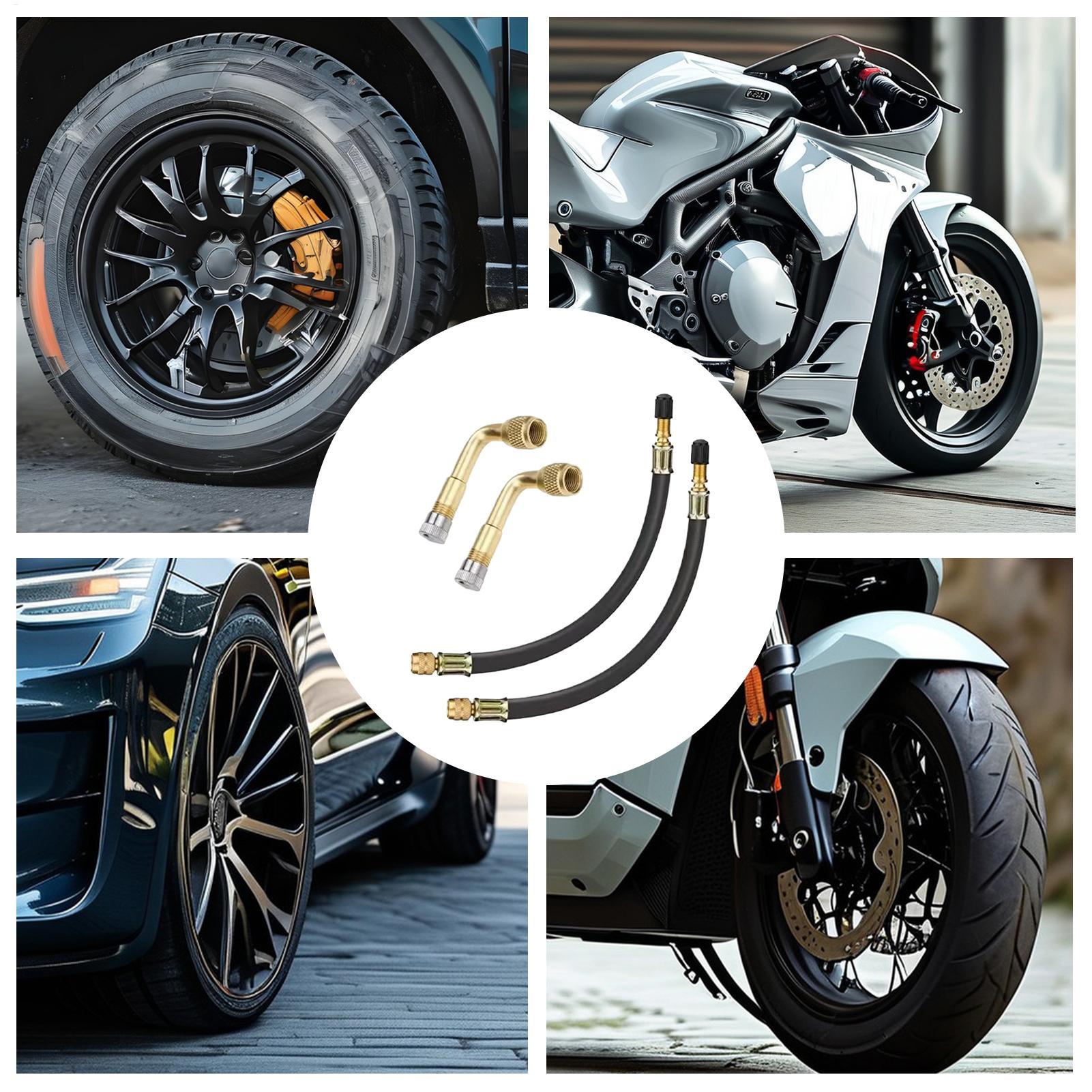 

Valve Stem Extenders Flexible Leak-Proof Connector Car Tire Inflator Extension Tube Set For Bike Scooter Motorcycle Auto Sedan CHINA