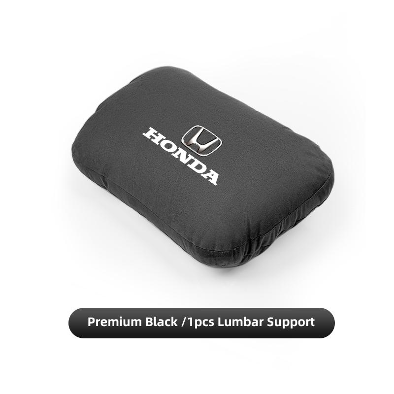 Car Neck Support Pillow Waist Pillow Auto Logo Seat Headrest For Honda Civic Accord Crosstour Spirior Odyssey Avancier UR-V CR-Z