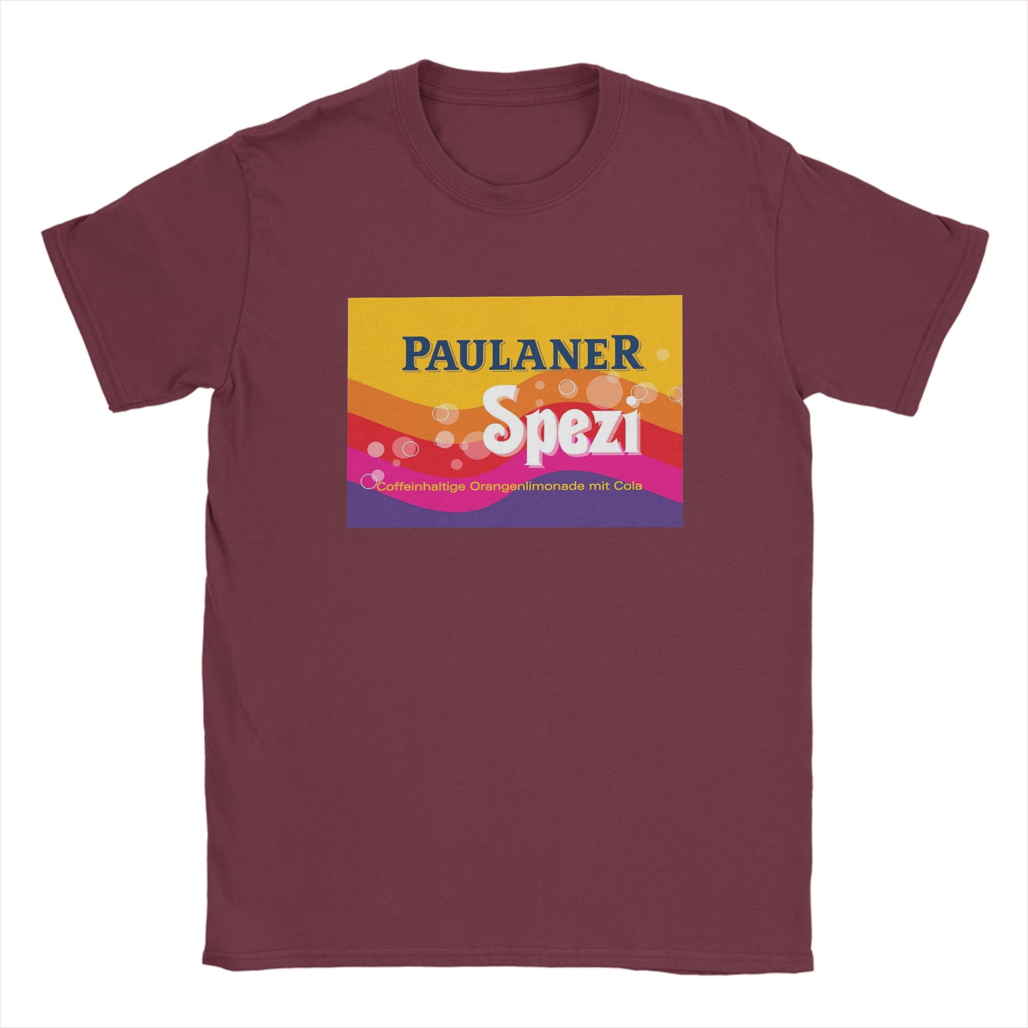 

Casual T-Shirt Summer Paulaner Spezi Hip Hop T Shirts Pure Cotton Tshirt for Men s Y2K Retro Custom DIY Short Sleeve Tops L