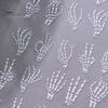 Easy Application Nail Wraps Halloween 3D Embossed Stickers, Skeleton Hand Pumpkin Spider Bat Fingertip Art Decals, Gothic Manicure Decoration