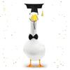 User Friendly Efficient Graduation Accessories Black Cap and Bowtie Set Sustainable Party Decorations Polyester Materials
