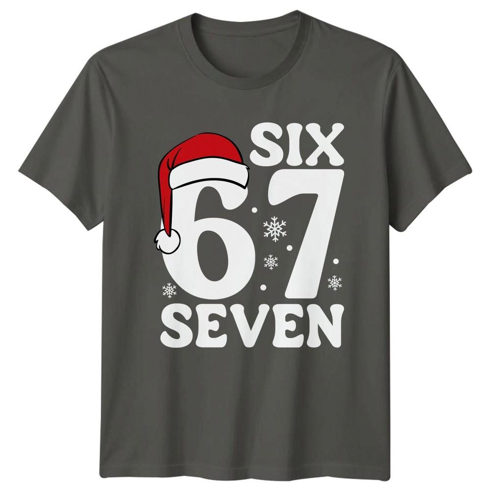 Six Seven 6 7 Christmas Holiday Graphic Tee Unisex Unisexs Unisexs Kids S