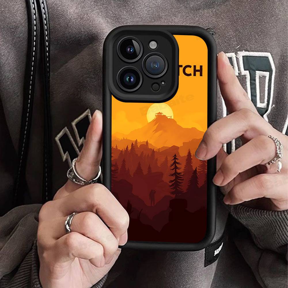 

Firewatch Forest Phone Case For iPhone 16 15 14 Plus 13 12 11 17 Pro Max Pro Soft Cover iPhone 15 plus