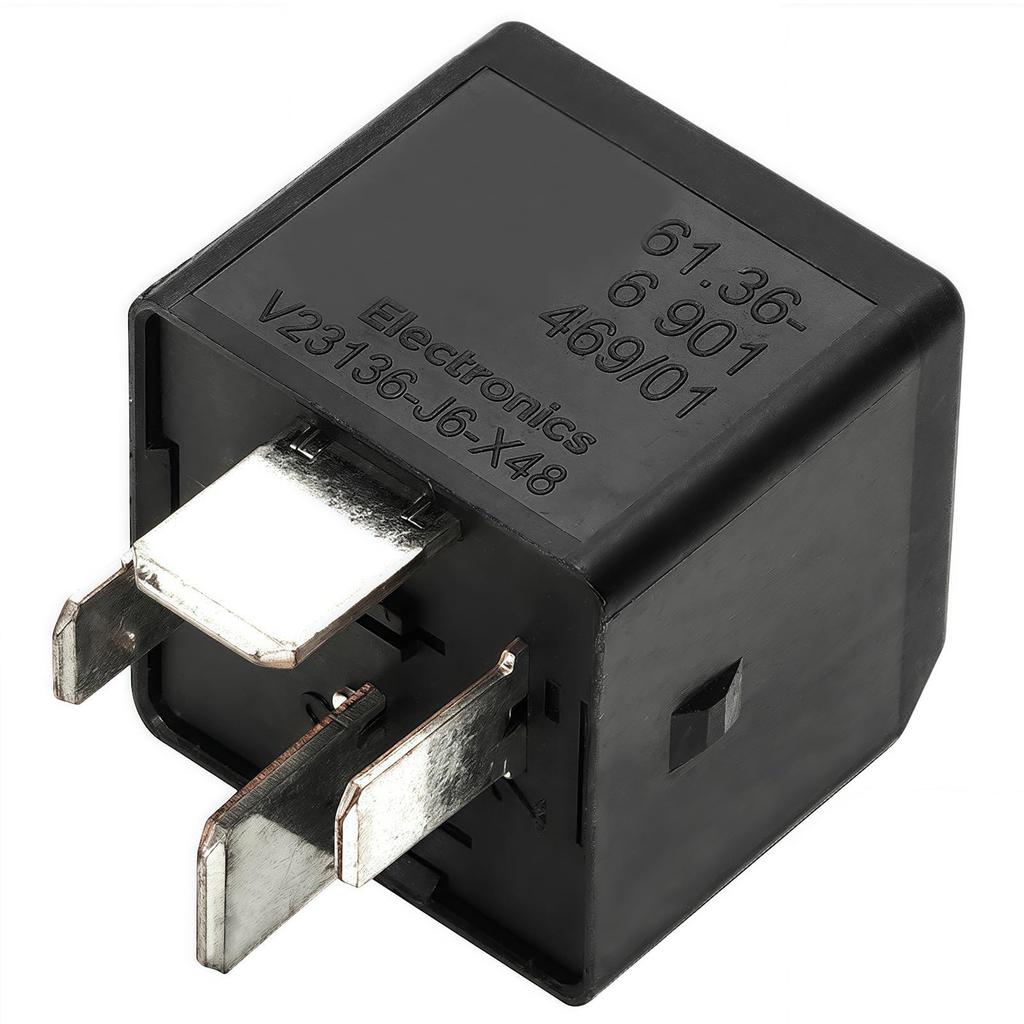 V23136-J6-X48 12VCC 4 Pines Relé de Potencia Automotriz Aplicar a 61366901469 Módulo CAS E90 E92 E93