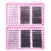 Kit Estensioni Ciglia Ciuffetti Ciglia Individuali 80/100D Volume Ciuffetti Ciglia Riccio D Ciuffetti Ciglia 9-16Mm Estensioni Ciglia Fai da Te