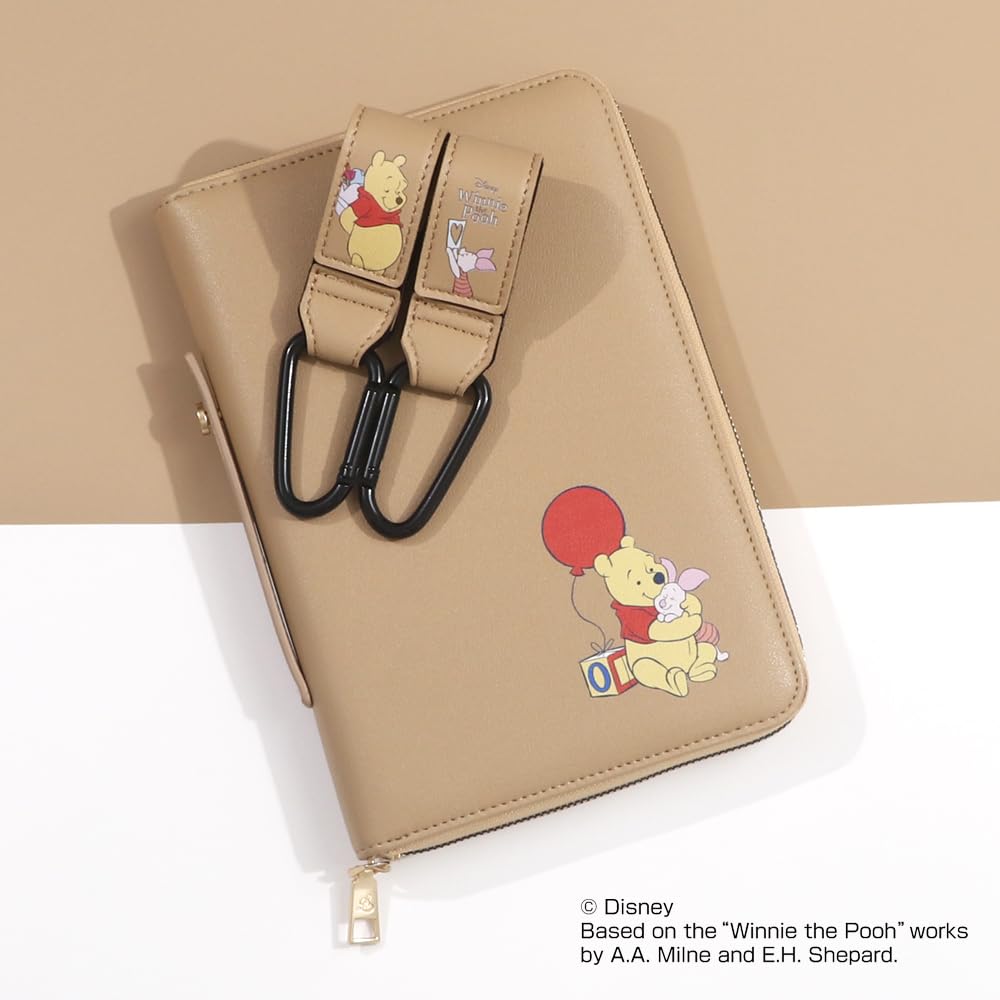 Disney Mother and Child Health Handbook Accordion for Doctor Winnie the Disney Baby Case, Style, Medications, Visits, Maternity, Pooh, Piglet,