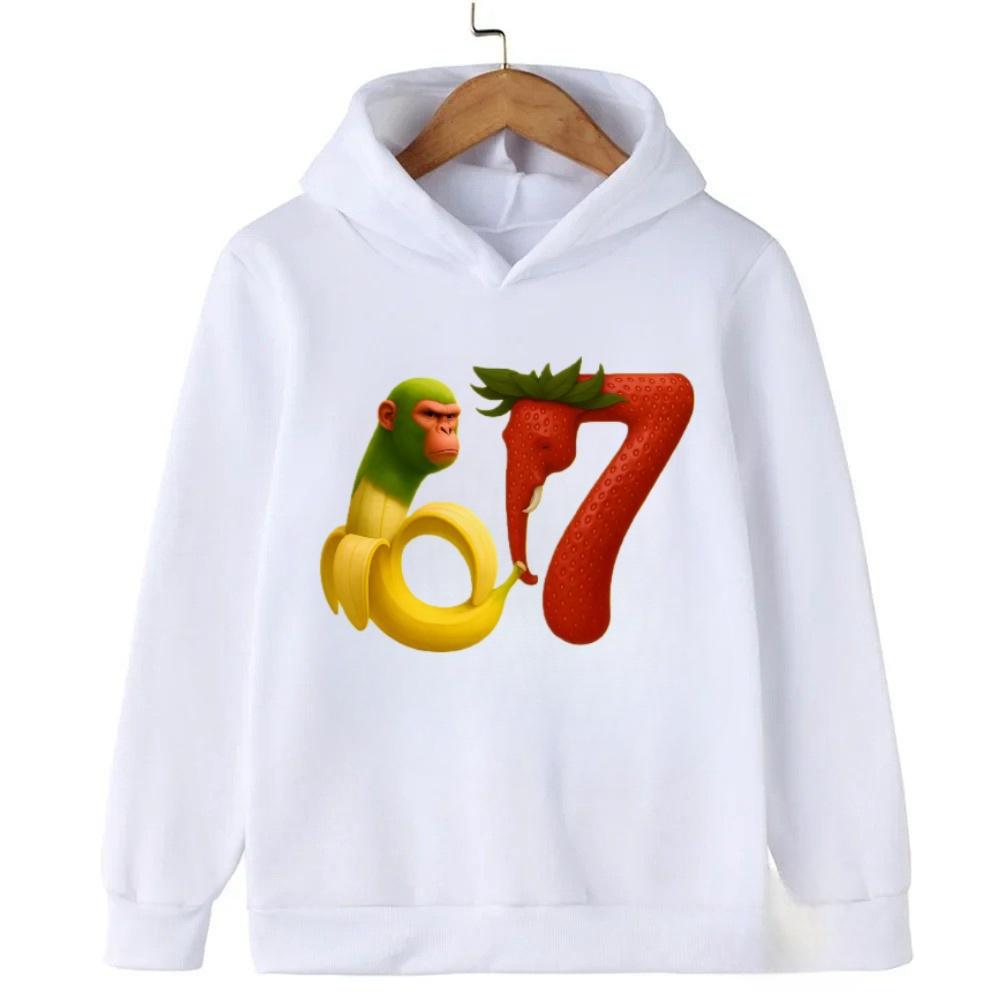 

67 Mode onKids Hoodie Trendy Viral Phrase Toddler Pullover Fashionable and Fun Children s Comfortable Sweatshirt Hoodie 140