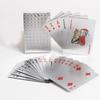 Gold Silver Waterproof Playing Cards Plastic Playing Cards Deck of Playing Cards Magic Playing Cards Christmas Gifts One Pair