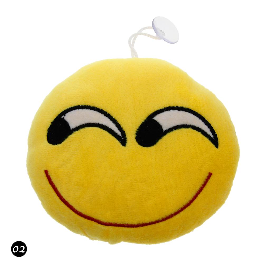 

15СМ/30СМ Мягкая Эмодзи Желтая Круглая Подушка Эмотикон Мягкая Плюшевая Игрушка Подушка 02#-15CM