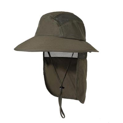 Lightweight Sun Protection Neck Guard Fisherman Bucket Hat for Outdoor Travel and Fishing