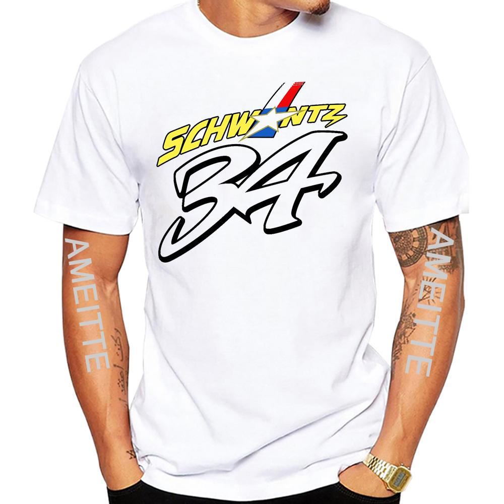 34 Kevin Schwantz Gp 2023 T-Shirt Sommer Unisex Kurzarm Gs Abenteuer Moto Sport Freizeit Weißes Oberteil Unisex Motorradfahrer T-Shirts