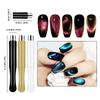 Nail Art Cat Magnetic Stick for 3D Cat Eye Gel Painting Nail Art Magnet Stick UV Gel Nail Polish Round Square Manicure Tool