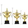 Plastic Award Trophy Kids Small Trophy Props Prize with Base Appreciation Gifts Rewards Decor Trophy Cup for Classroom School