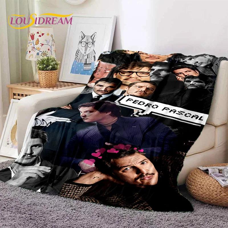 

D Jose Pedro Pascal Soft Throw Blanket Warm Cozy for Picnic Bed Sofa Home Bedroom Gift 40x50in