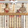 12 Retro Sheet Music Decorative Journal Papers - European & American Collage DIY Stickers