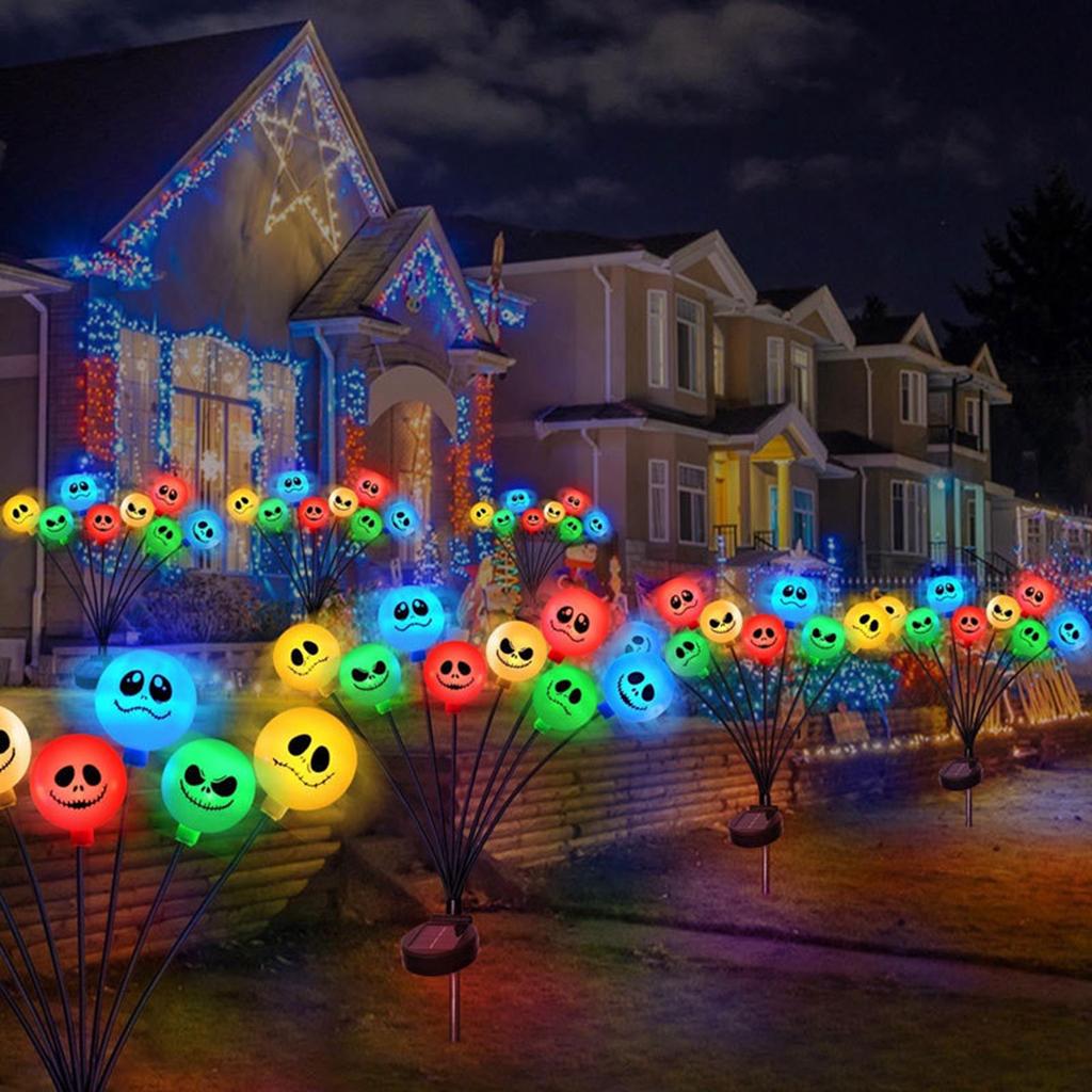 Halloween Decoration Outdoor Solar Horror Eye Light Garden Courtyard Terrace Party Decoration Waterproof Halloween Path Light
