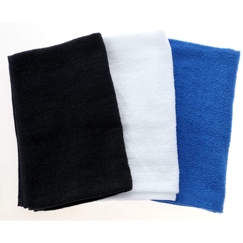 TRUSCO Super Long Towel Black 3 Pieces SLT3P-BK