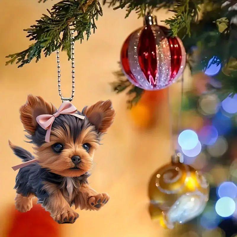 Fun Acrylic Cartoon Keychain For Car Accessories Eyecatching Hanging Ornament