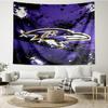 football Ravens Logo Quick-Dry Tapestry Hanging for Bedroom,Livingroom, Playroom,Decor Art Room Wall Tapestry Holiday and Birthday Gifts