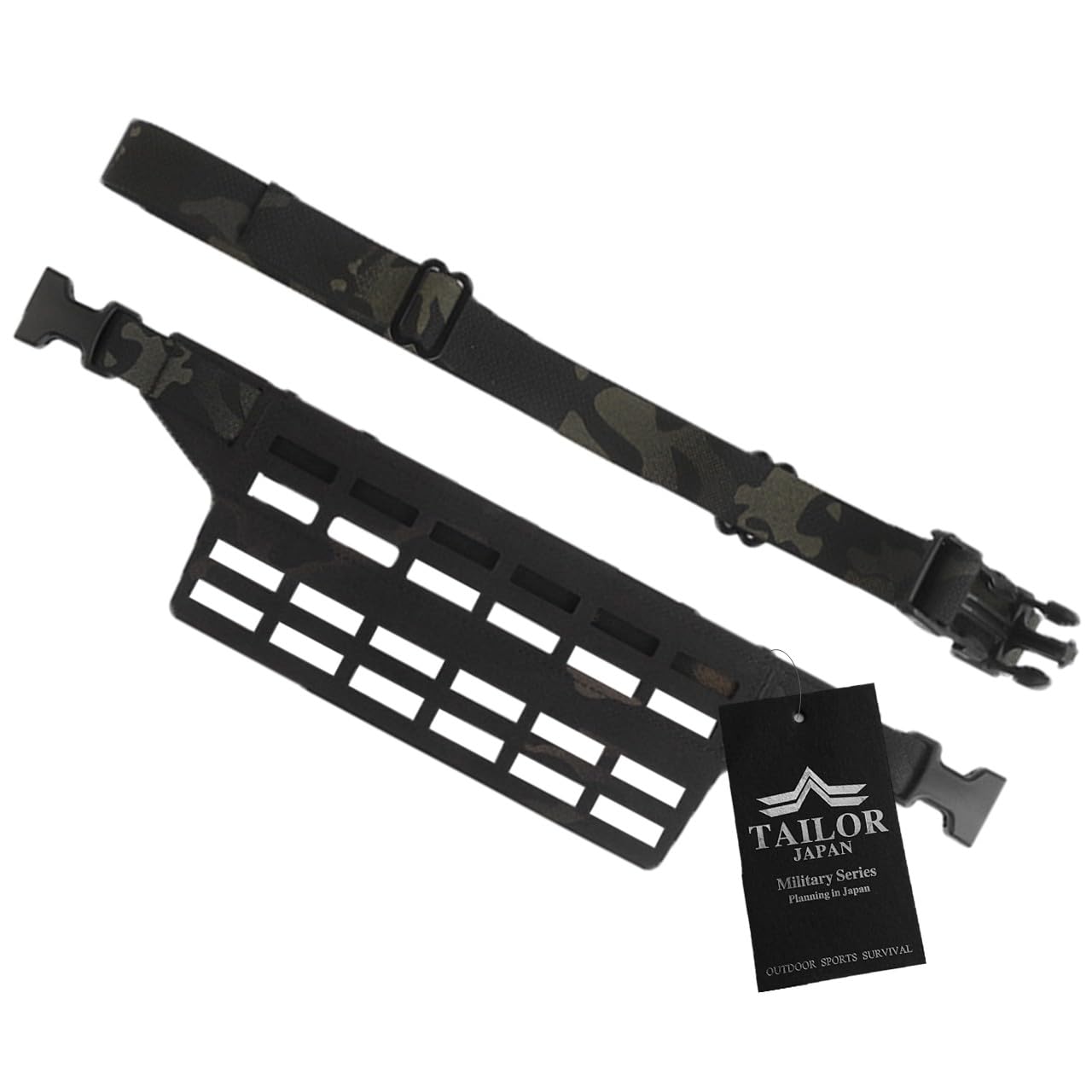 

TAILOR JAPAN Micro Bandalia Compact Ammo MOLLE Tactical Mini Bag for Outdoor and Everyday Use Belt, Compatible, Cycling, Activities, (Black Multicam)