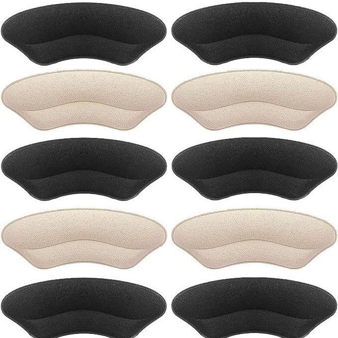 Sponge Heel Sticker High Heels Soft Anti-wear and Anti-drop Heel Invisible Code Adjustment Random Sticker Half Size Pad