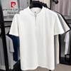 Pierre Cardin Men's Henley Neck Short Sleeve T-Shirt