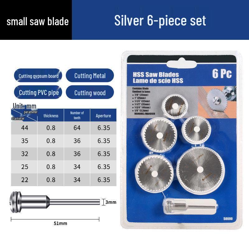 Mini High-Speed Steel Saw Blade for Woodworking and Plastic Cutting