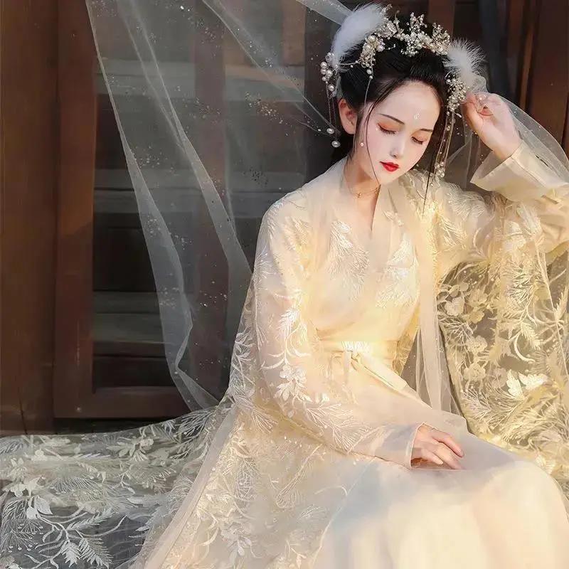 Dámské krásné a elegantní Hanfu