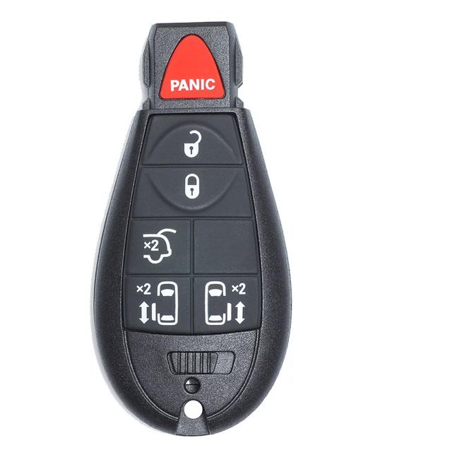KEYECU Keyless go Remote Fobik for Dodge Caravan Chrysler Town & Country Jeep for Jeep Cherokee Fob 433MHz - M3N5WY783X IYZ-C01C