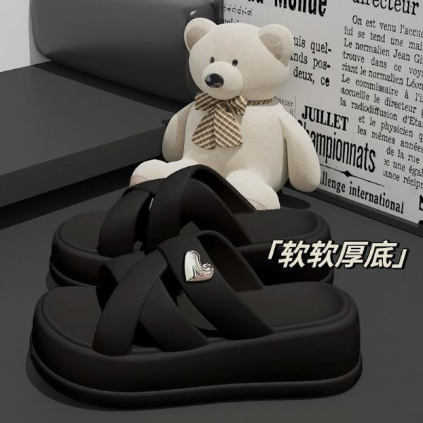 Fashion Shoes Women Slippers For Swimming Pool Pantofle Slides Platform Soft Beach 2025 Summer Casual Leisure Shoes House Slippers Plat