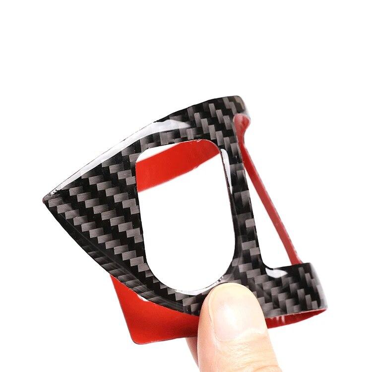 Miękkie włókno węglowe styl drzwi samochodu szyba przełącznika podnoszenia naklejka ramka dla Subaru BRZ/Toyota 86 2012- akcesoria do wnętrz samochodowych