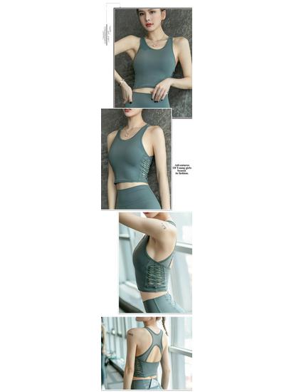 Women's 2025 Spring/Summer High-End Yoga Sports Bra - Professional, Fashionable, Sexy for Outdoor Running & Gym