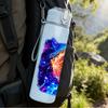 1PC Galaxy Space Nebula Abstract Print 750ml Color Plastic Sports Water Bottle Leakproof Flip Straw Lid Suitable for Sports Office Home Use