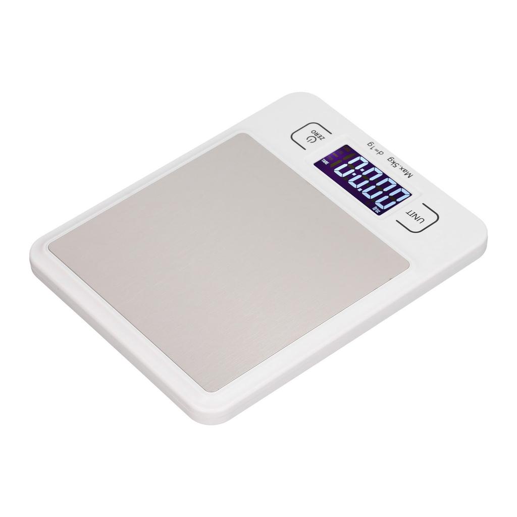 Food Scale 5kg Capacity 1g Accuracy Digital Display Measuring Tool for Kitchen Tea