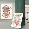 Healing Brain Art Poster We All Think Differently Canvas Painting Neurodiversity Psychologist Wall Art Picture Office Home Decor