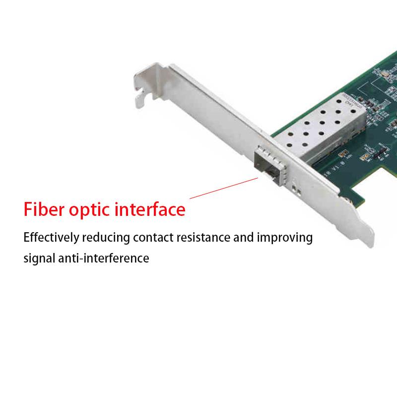 Internet Splitter Game PCIE Card computer accessorie Fiber lan Card Fiber port SFP Gigabit Network Card 10/100/1000mbps Gigabit network adapter for PC