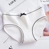 6PC/Set Women's Cotton Underwear Seamless Panties Solid Color Underpants Girls' Lingerie Briefs