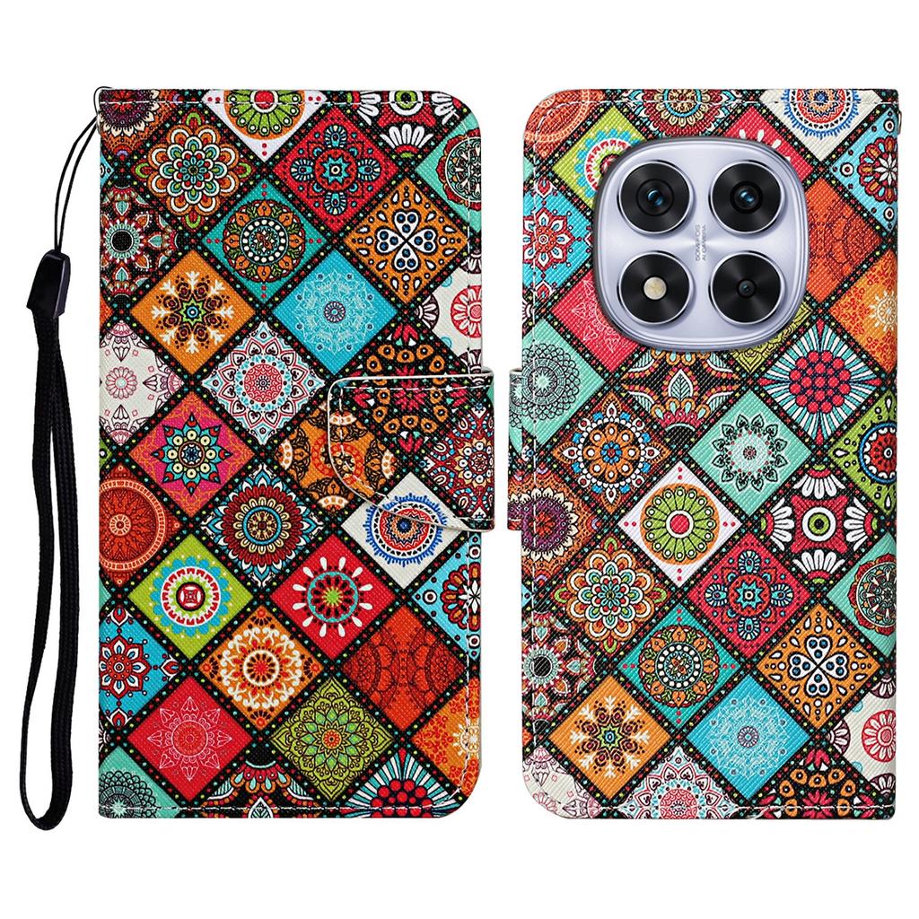 For Xiaomi Redmi Note 14 Pro+ 5G/Note 14 Pro 5G/Note 14 Pro 4G/Poco X7 5G Case Pattern Printing Leather Phone Cover