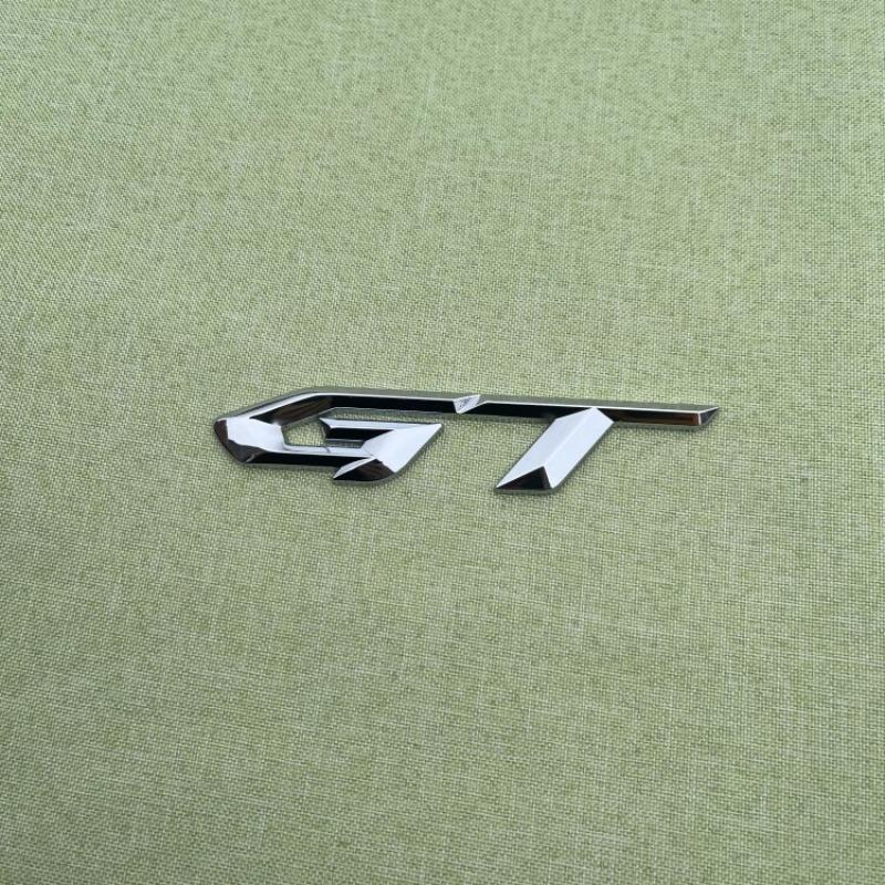 Auto 3D importierte Version GT aufgewertet und modifiziert Metall-Autologo, Kotflügel Karosserie Dekorationsaufkleber, Seitenaufkleber, Heckaufkleber