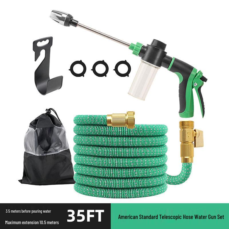 Vielseitiger Hochdruck-Teleskop-Autowasch- & Gartenschlauch