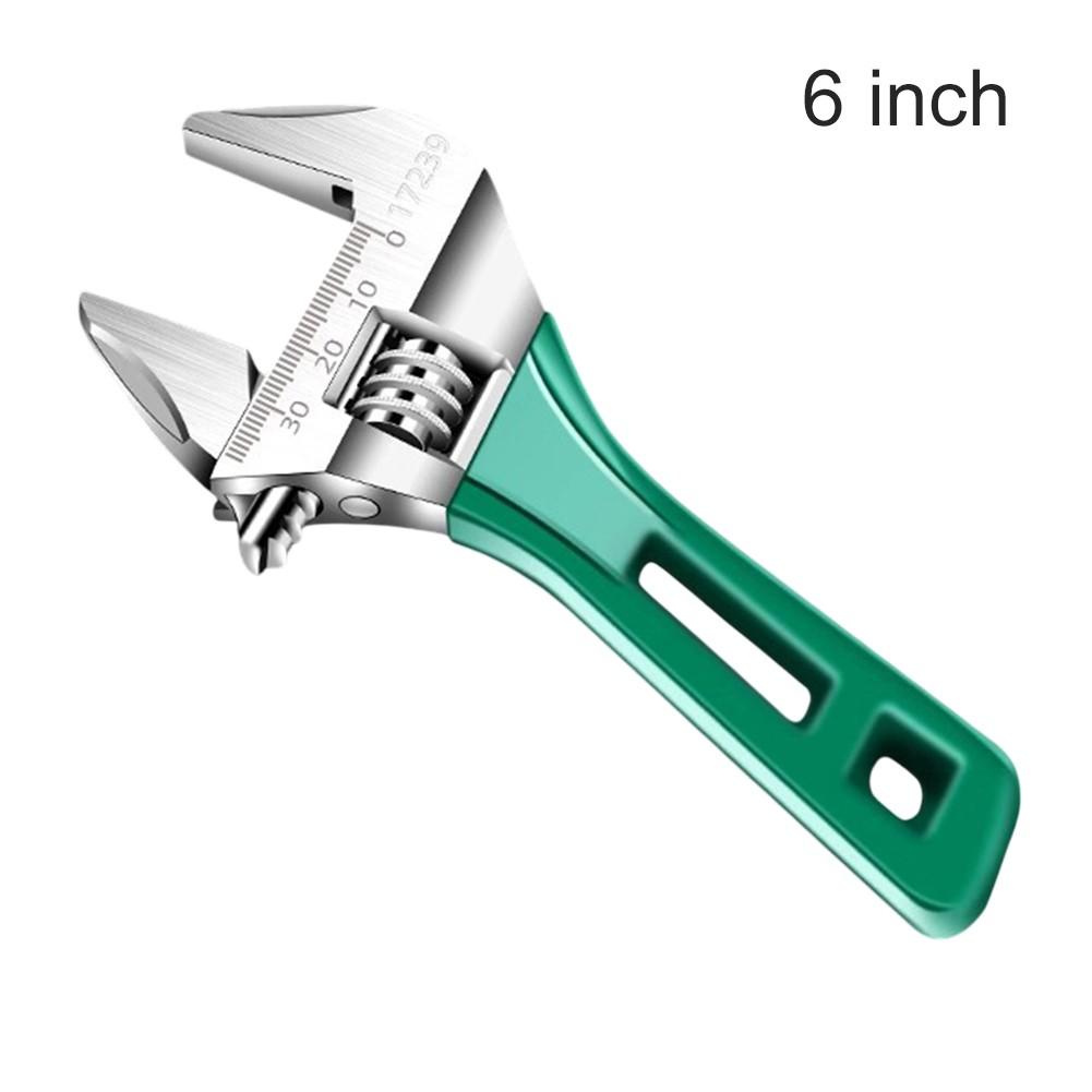 

Мини-разводной ключ 68 дюймов с короткой рукояткой и резиновой рукояткой для механиков 6 inch【0-36mm】