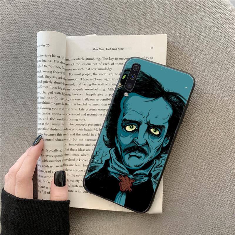 EDGAR ALLAN POE romanopisec Pouzdro na telefon Pro Samsung galaxy A S note 10 7 8 9 20 30 31 40 50 51 70 71 21 s ultra plus