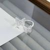 Elegant 3D Bow Lace Ring for Women - Adjustable Open Design, Light Luxury & Versatile for Any Occasion.