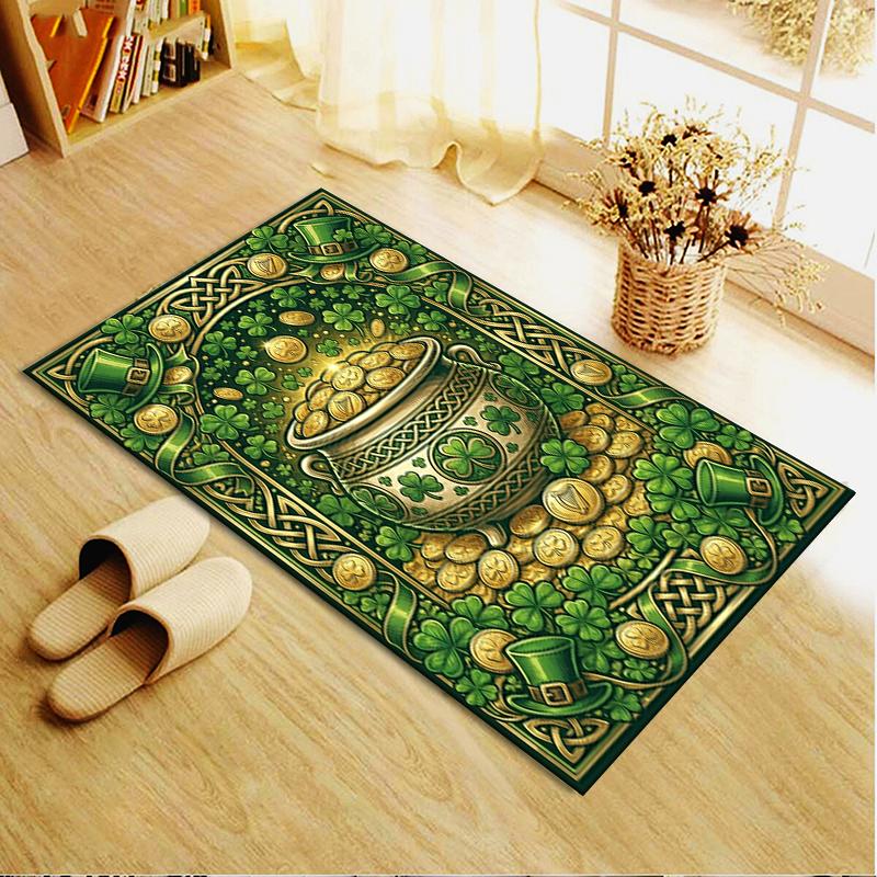 2025 New St.Patrick's Day Carpet Rug for Living Room Bedroom Home Sofa Decoration,Kids Play Non-slip Floor Mat72