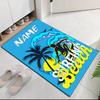 Custom Name surf Printed Carpet, for Office Chair Living Room Bedroom Kitchen Room Decor Gifts.