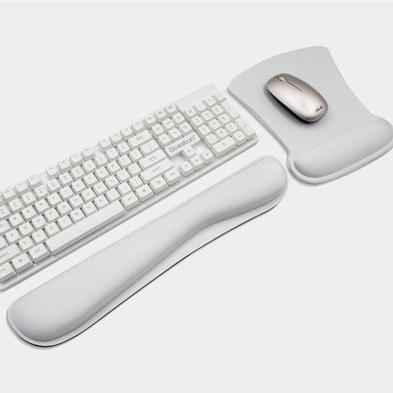 Silicone Wrist Protector & Keyboard Support Set: Mouse & Keyboard Pads for Men & Women