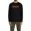 Mammut QD Logo Print Long Sleeve T-shirts, Asian Fit, Men's, AF, 1016-01030, XL, Black/Red, PRT2