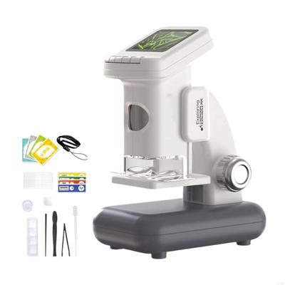   Children Digital Microscope With LCD Screen Double Lighting Mode USB Connection